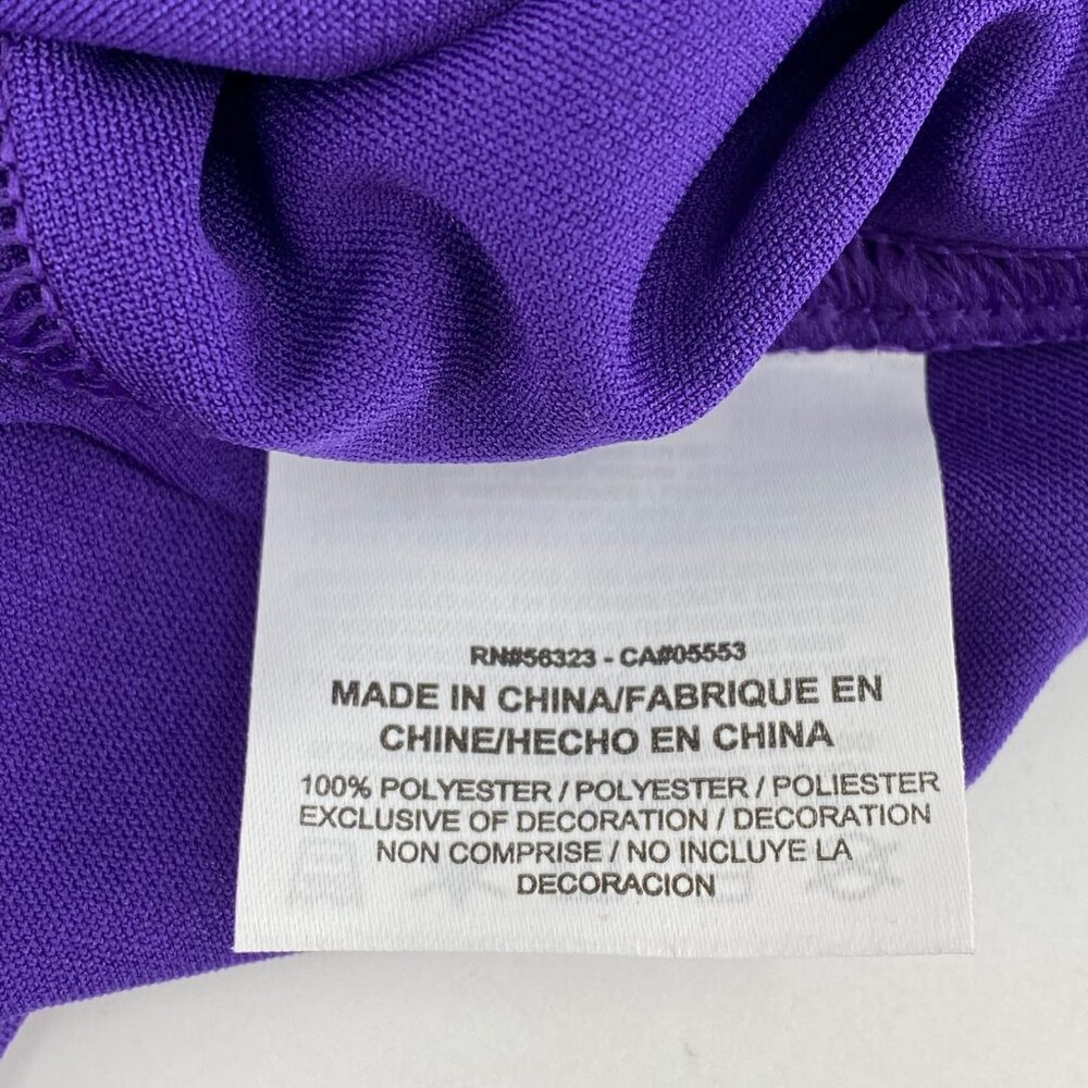 Nike Purple Basic Solid Short Sleeve T-Shirt | Si… - image 3